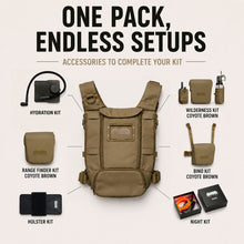 Load image into Gallery viewer, PRO-180X Chest Pack - Coyote Brown - West Slope
