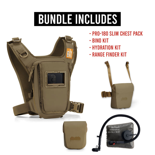 PRO-180 Slim Hunting Bundle - Coyote Brown - West Slope