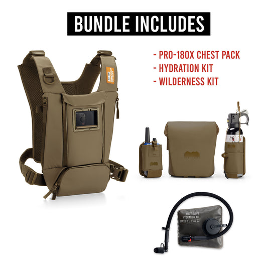 PRO-180X Hiking Bundle - Coyote Brown - West Slope