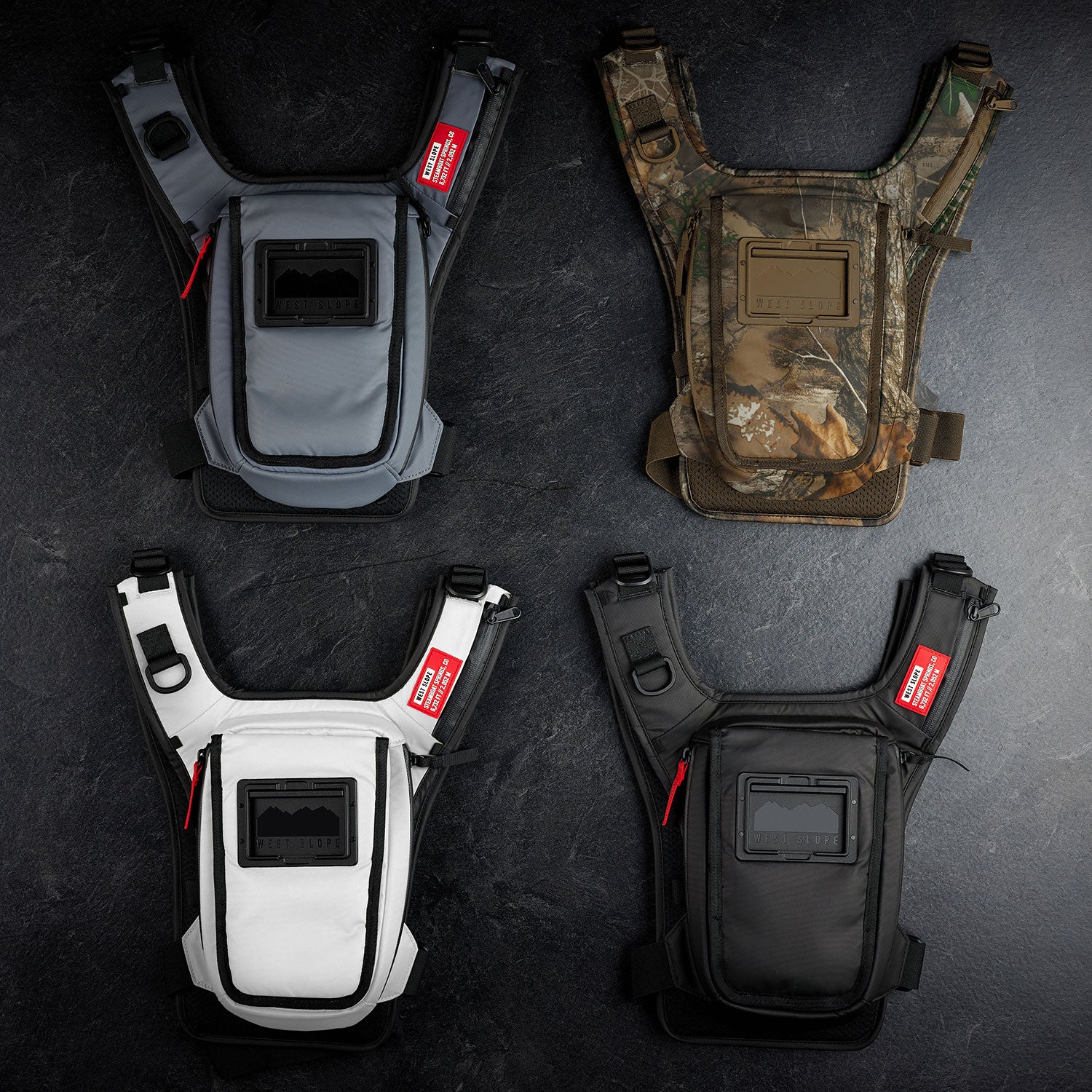 PRO-180 Slim Chest Pack - Gray