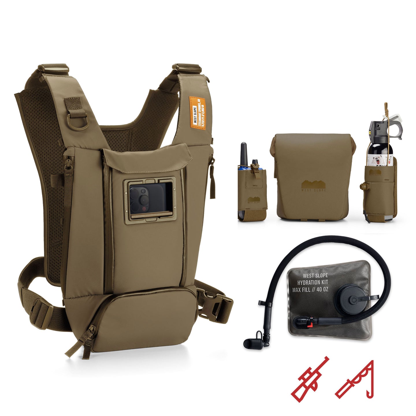 PRO-180X Hunting Bundle - Coyote Brown