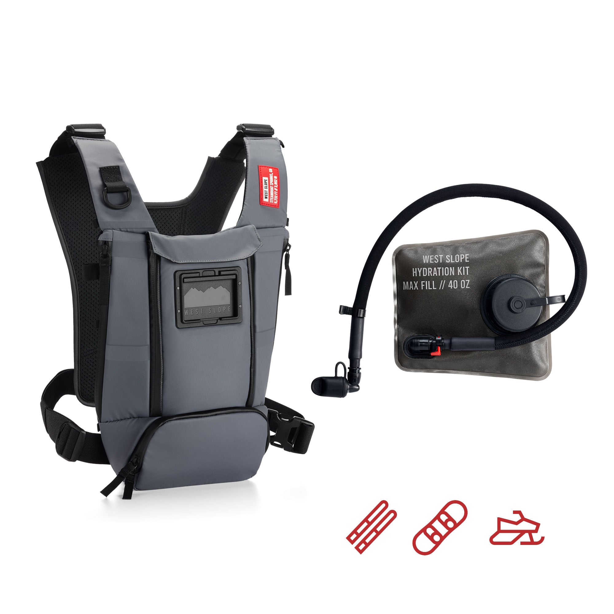 PRO-180X Snow Sports Bundle Gray – West Slope - Main Image