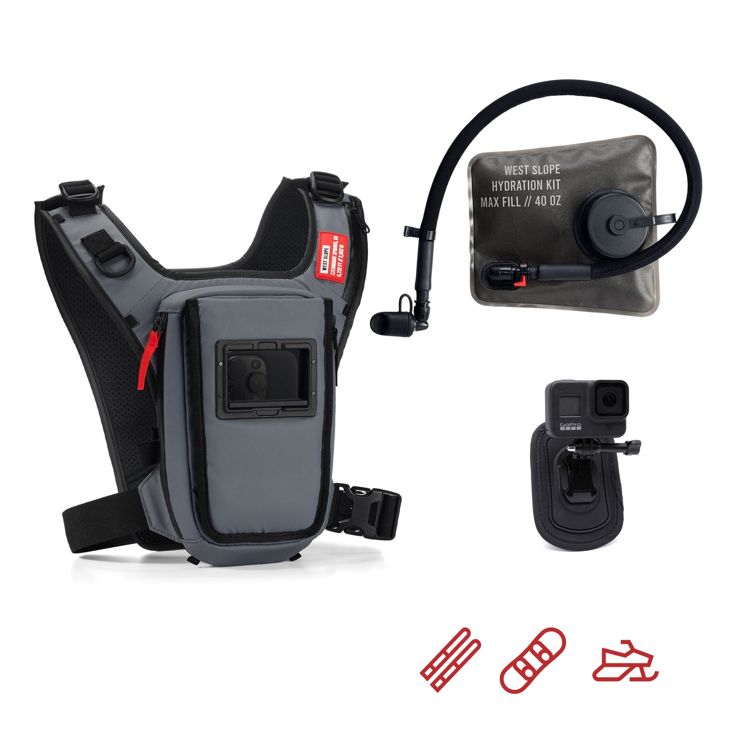 PRO-180 Slim Snow Sports Bundle - Gray