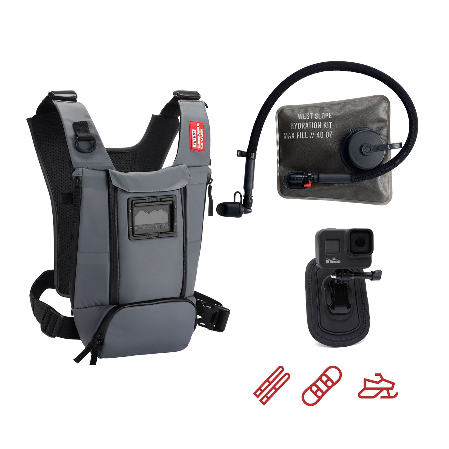 PRO-180X Snow Sports Bundle - Gray