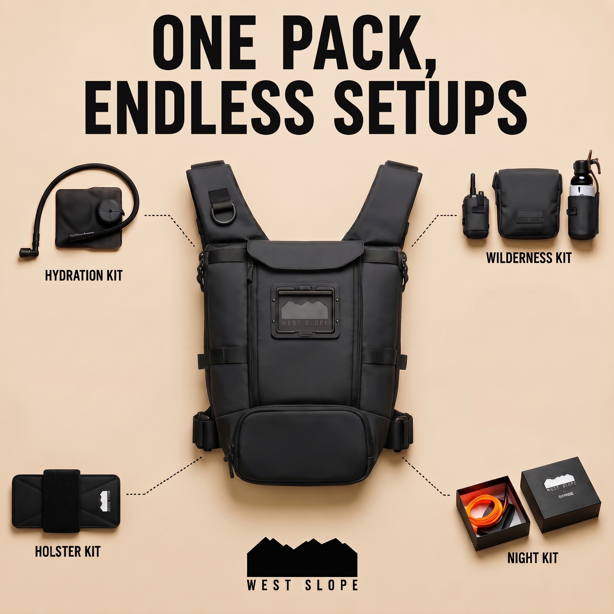 PRO-180X Chest Pack - West Slope